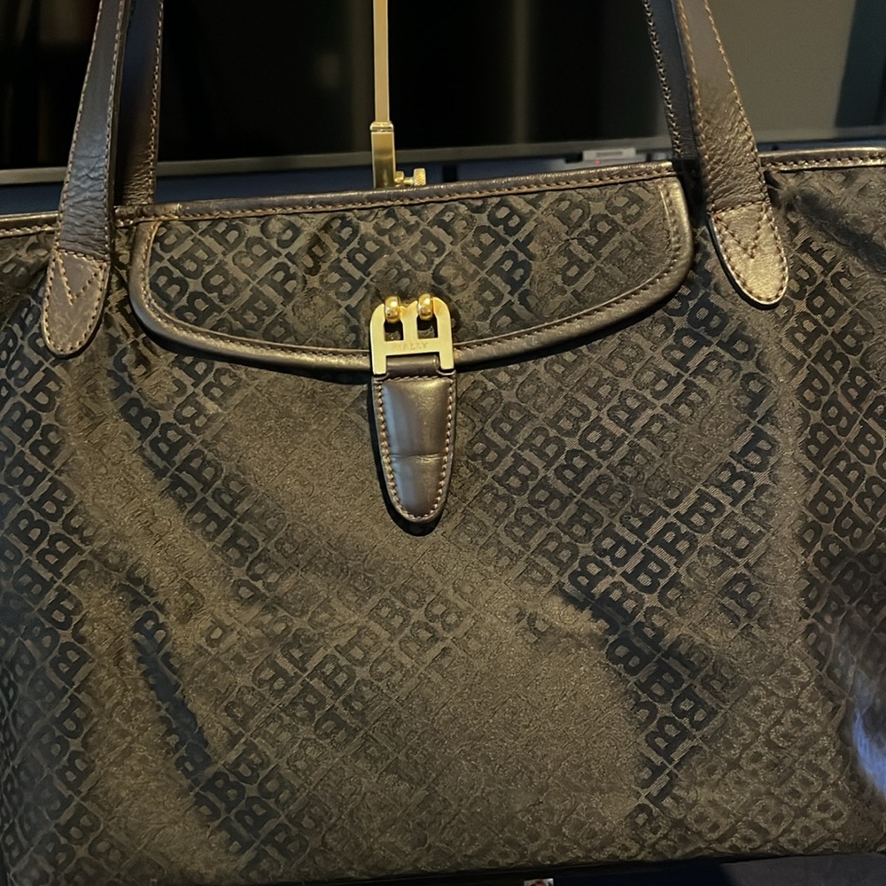 Bally Black and Brown Shoulder Bag - Picture 2 of 16